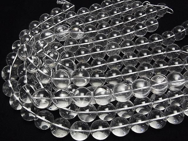 Kristallquarz AAA- Rund 18mm halbe oder 1 Strang Perlen (ca. 15 Zoll/36 cm)