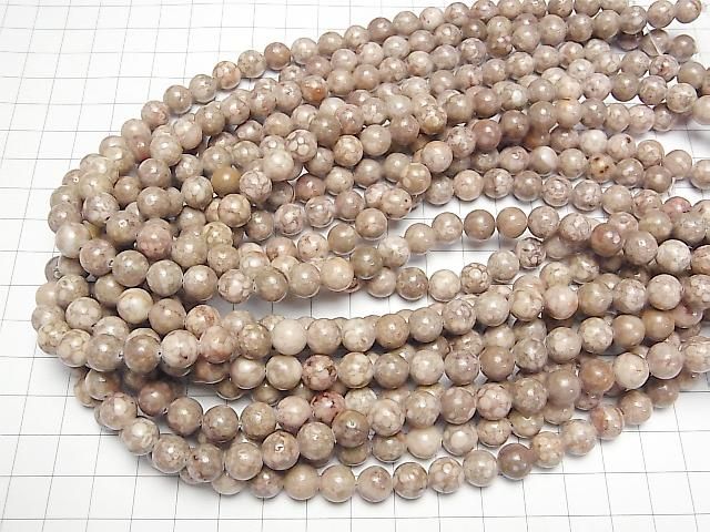 MyFanite Rund 8mm 1strang Perlen (ca. 15 Zoll/36 cm)