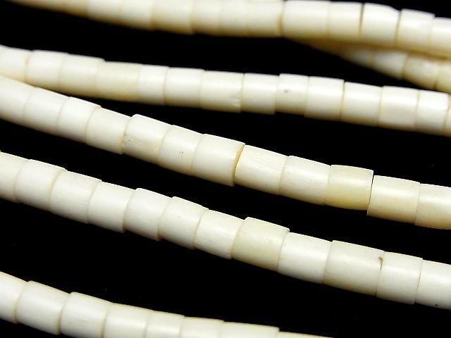 Buffalo Born Rondelle (Heishi )4.5x4.5x4mm half or 1strand beads (aprx.15inch/38cm)