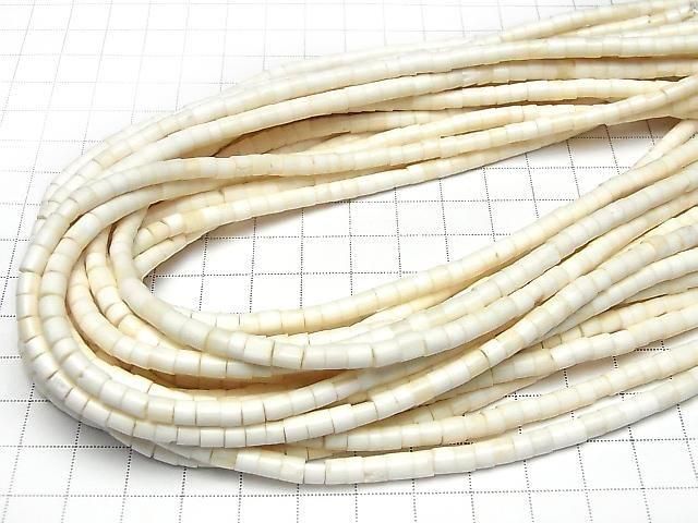 Buffalo Born Rondelle (Heishi )4.5x4.5x4mm half or 1strand beads (aprx.15inch/38cm)