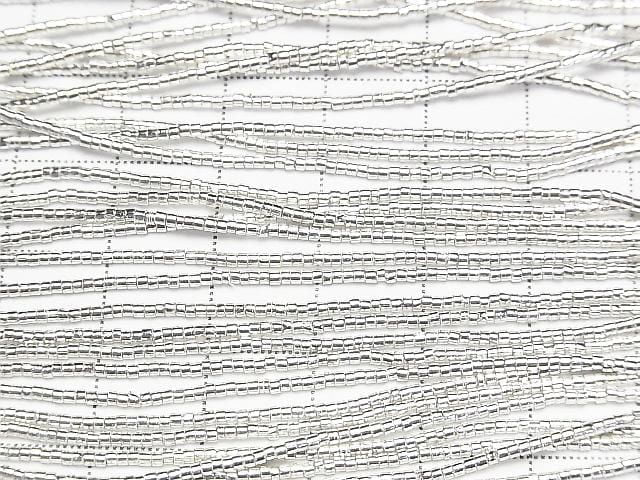 Karen Silver Rondelle (Heishi) 1,5x1,5x1mm Argent Blanc Perles 1/4 ou 1 fil (env. 68 cm)