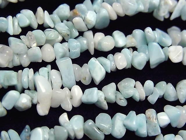 Larimar Pectolite AA Chips (Small Nugget) 1strand beads (aprx.15inch/37cm)