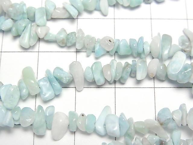 Larimar Pectolite AA Chips (Small Nugget) 1strand beads (aprx.15inch/37cm)