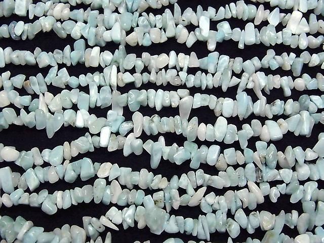 Larimar Pectolite AA Chips (Small Nugget) 1strand beads (aprx.15inch/37cm)
