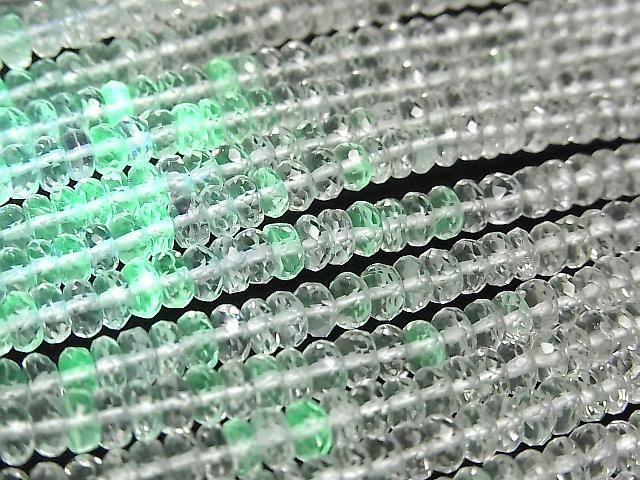 高品質的琉璃光蛋白石 AAA 切面紐扣形珠子 1/4 或 1 串 (約 17 英寸/42 公分)