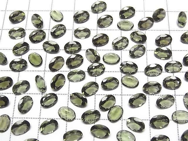 高品質 捷克隕石 AAA 橢圓刻面 7x5mm 1顆 裸石