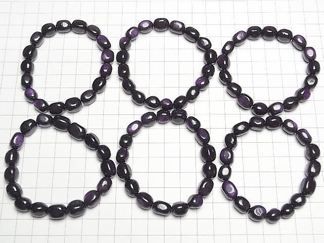 Purplite Stichtit Nugget-Armband