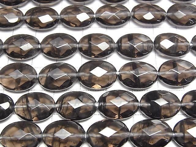 Lemurian Obsidian facettiertes Oval 16x12mm halb oder 1Strang Perlen (ca. 15 Zoll/36 cm)