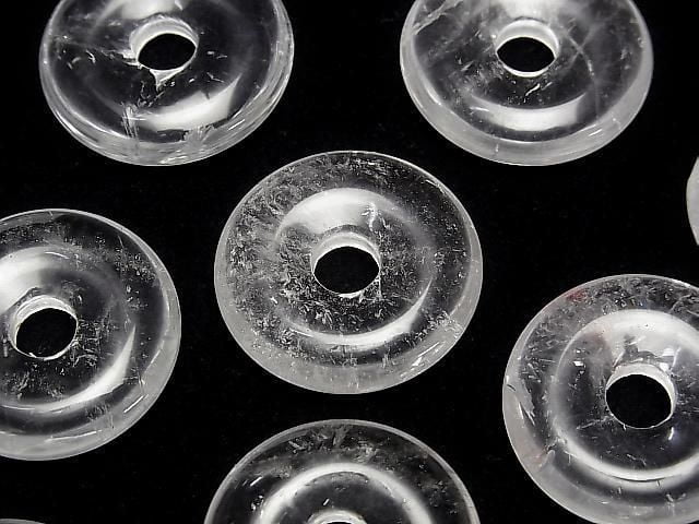 Kristall AA+ Münze (Donut) 25x25mm 2 Stück