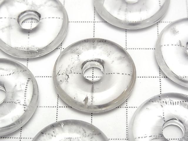 Kristall AA+ Münze (Donut) 25x25mm 2 Stück