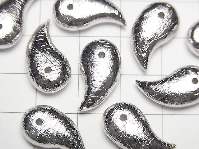 Meteorite (Altai Meteorite) Comma Shaped Bead 18x10mm 1pc