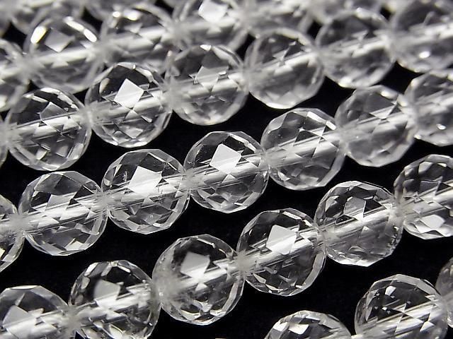 High Quality! Crystal AAA 64 Faceted Round 8mm Half or 1strand beads (approx. 15 inches/38 cm)