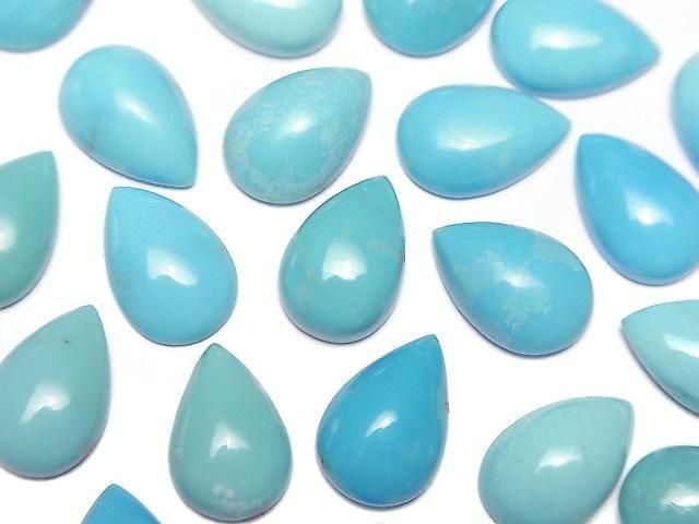 Arizona Kingman Türkis AAA- Tropfenform Cabochon 12x8mm 2 Stück