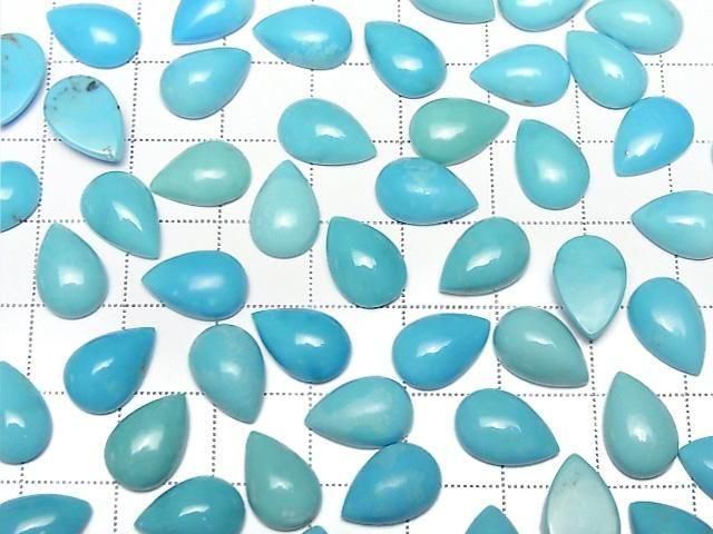Arizona Kingman Türkis AAA- Tropfenform Cabochon 12x8mm 2 Stück