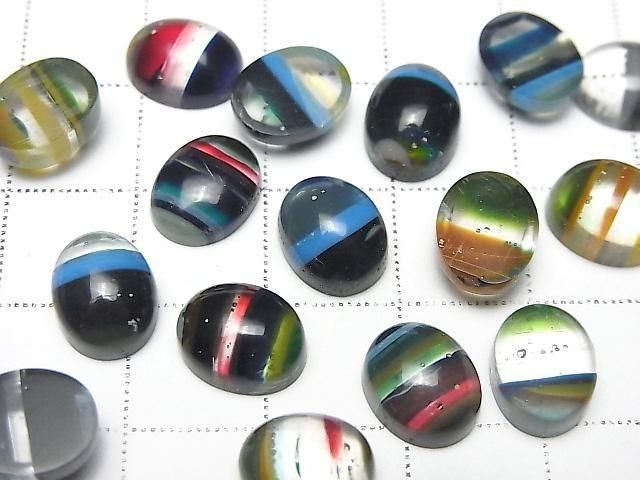 Surfite ovaler Cabochon 10x6mm 3 Stück