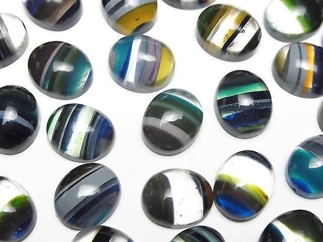 Surfite ovaler Cabochon 12x10mm 2 Stück