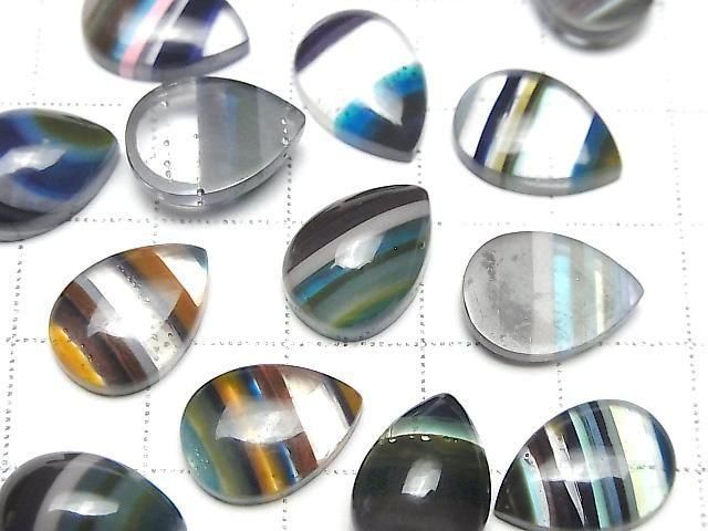 Surfite birnenförmiger Cabochon 14x10mm 2 Stück