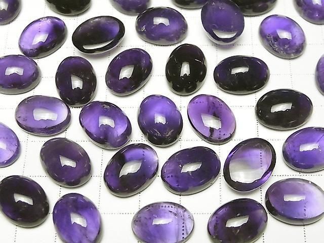 Amethyst AA++ Oval Cabochon 16x12mm 2 Stück
