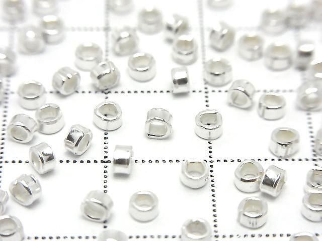 Karen Silver Rondelle 2.5x2.5x1.5mm 10pcs