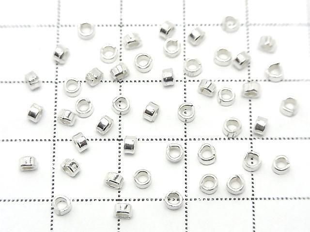 Karen Silver Rondelle 2.5x2.5x1.5mm 10pcs
