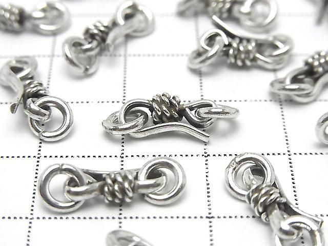 Silver 925 U-Hook with Jump Ring 13x6mm 1pc