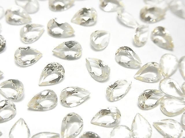 Hochwertiger Scapolith loser Stein Birnenform facettiert 6x4mm 5 Stück