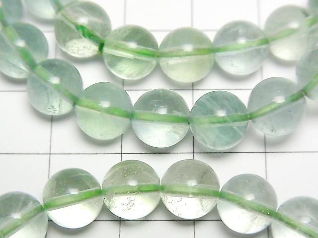 Grüner Fluorit AAA- rund 8mm Armband