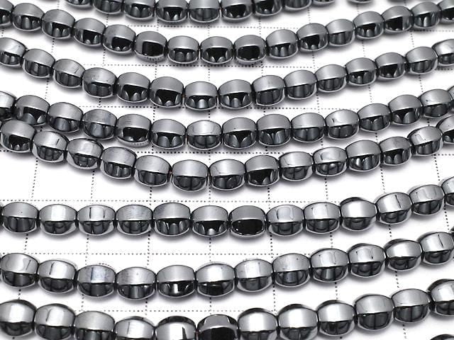 Hematite 6Faceted Round 6x6x6mm 1strand beads (aprx.15inch/38cm)