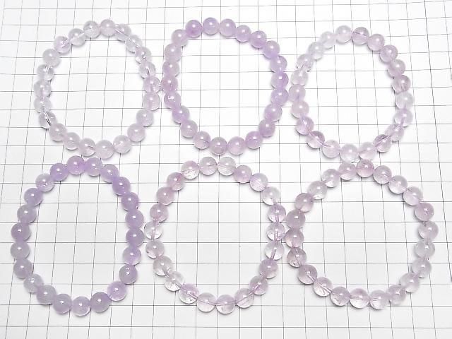 Lavendel Amethyst AA+ Rund 9mm Armband