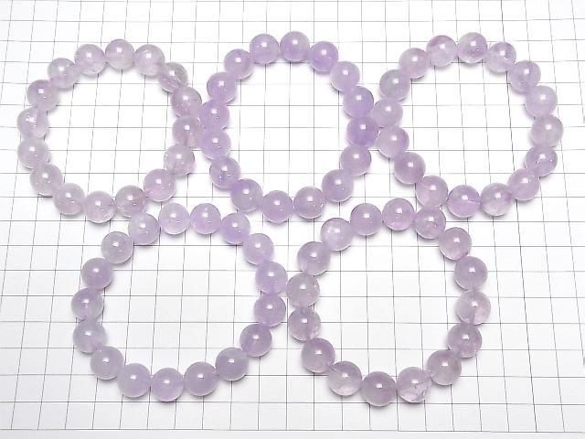Lavendel Amethyst AA+ Rund 12mm Armband