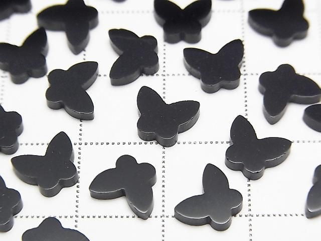 Onyx Schmetterling 8x6x2mm 2Stk