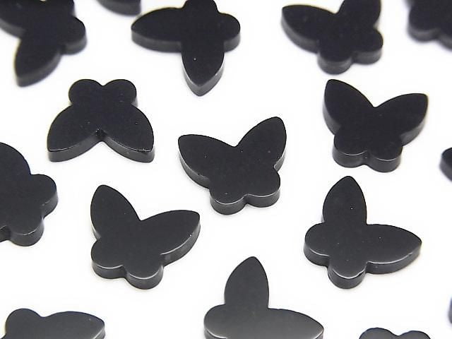 Onyx Schmetterling 10x8x2mm 2Stk