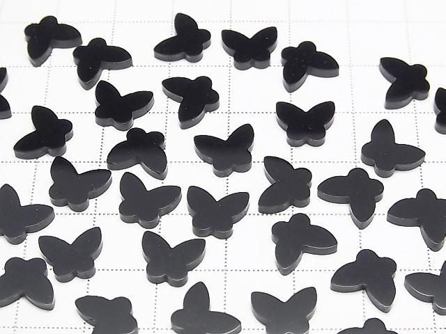 Onyx Schmetterling 10x8x2mm 2Stk
