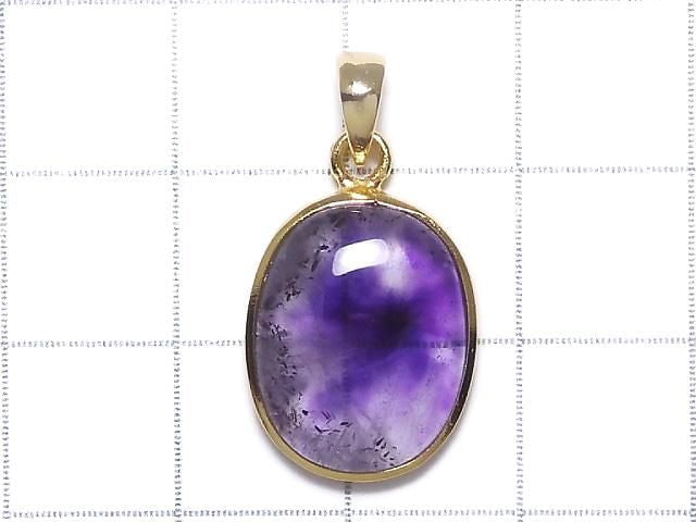 Pendentif améthyste fantôme unique en son genre 18KGP No.10