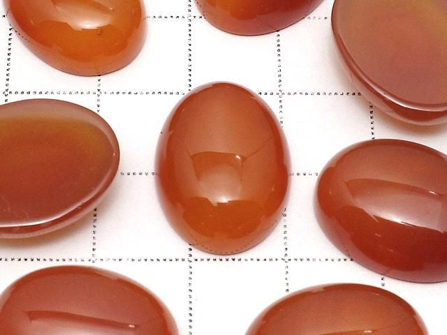 Karnelian AAA Ovaler Cabochon 20x15mm 2 Stück