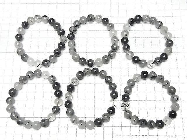 Turmalin Quarz AA++ rund 10mm Armband