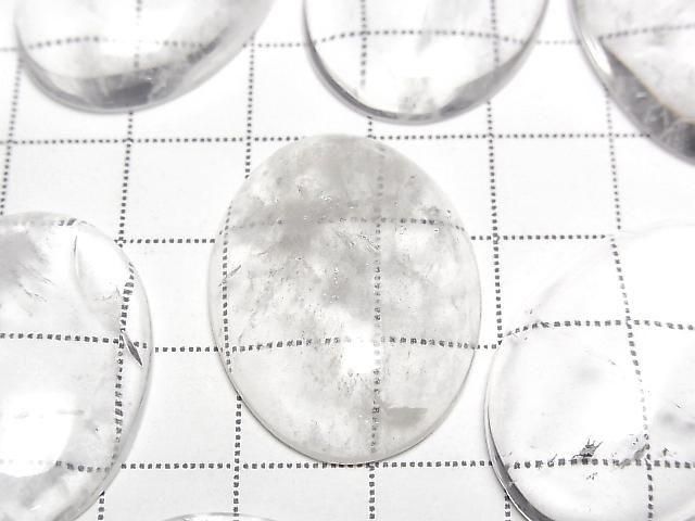 水晶 AA++ 橢圓形素面蛋面 30x22mm 1顆