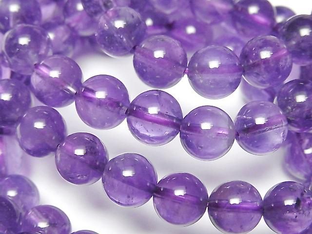 Hochwertiger Amethyst AAA- rund 8mm Armband