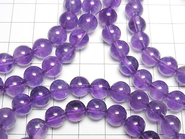 Hochwertiger Amethyst AAA- rund 8mm Armband
