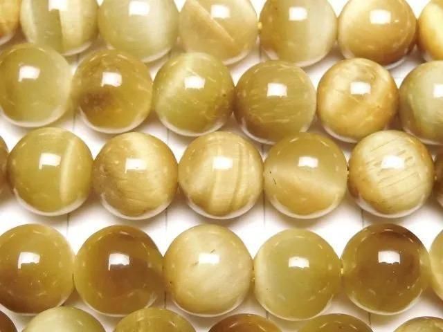 Golden Tiger's Eye AA++ Round 8mm 1strand beads (approx. 15 inches/36 cm)