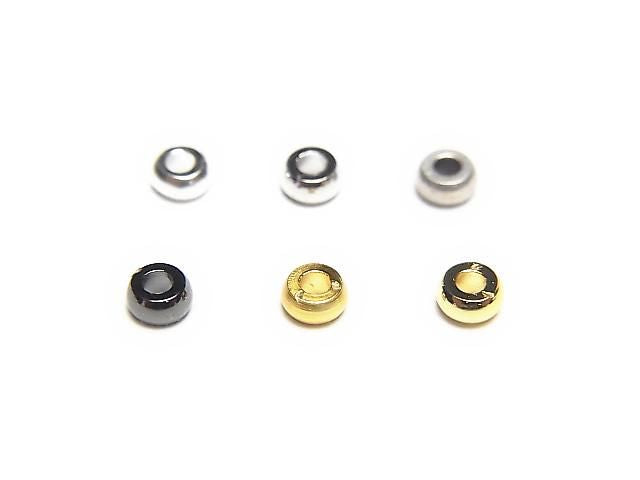 Metal parts Rondelle 3x3x1.5mm 20pcs