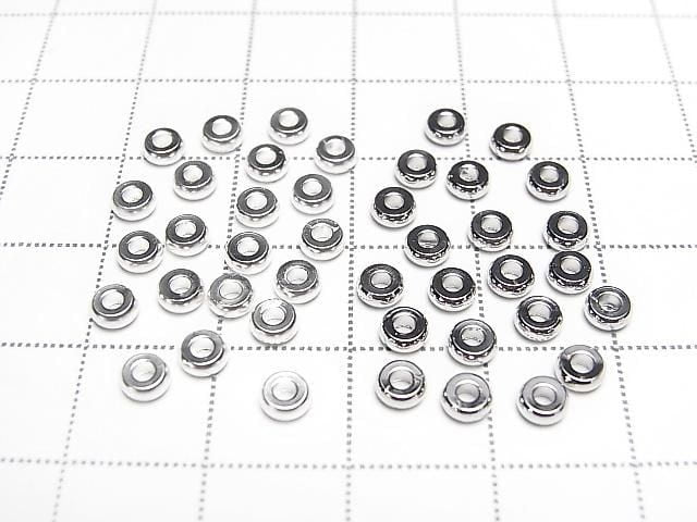 Metal parts Rondelle 4x4x1.5mm 20pcs
