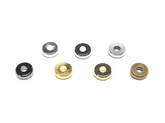 Metal parts Rondelle 5x5x1.5mm 20pcs
