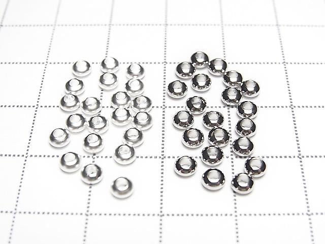 Metal parts Rondelle 3x3x1.5mm 20pcs