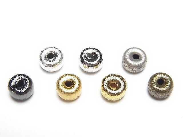 Metal parts Hairline finish Rondelle 5x5x3.5mm 20pcs