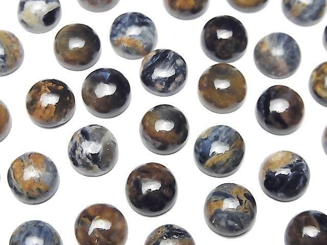 Pietersit AAA- Runder Cabochon 8x8mm 3Stücke