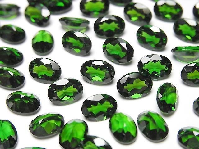 High Quality Chrome Diopside AAAA Loose stone Oval Faceted 7x5mm 1pc