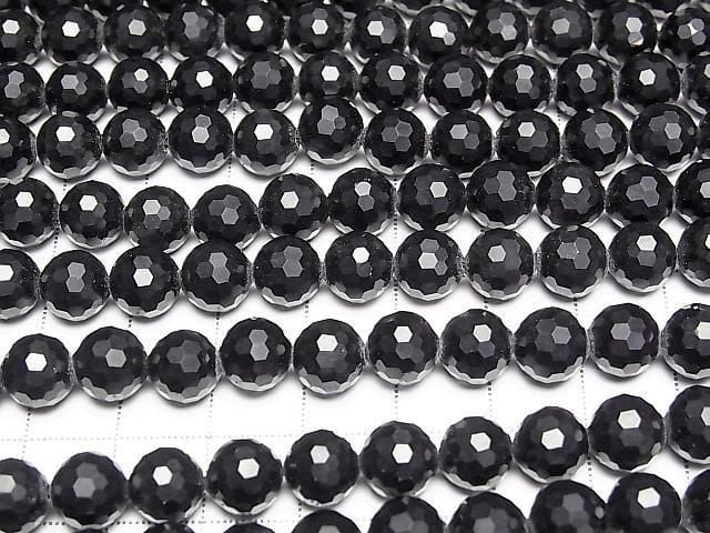 Onyx AAA 128Faceted Round 8mm 1strand beads (aprx.15inch/37cm)