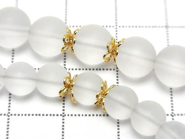 Metal Bead Caps 5x5x1.3mm Gold Color 10pcs