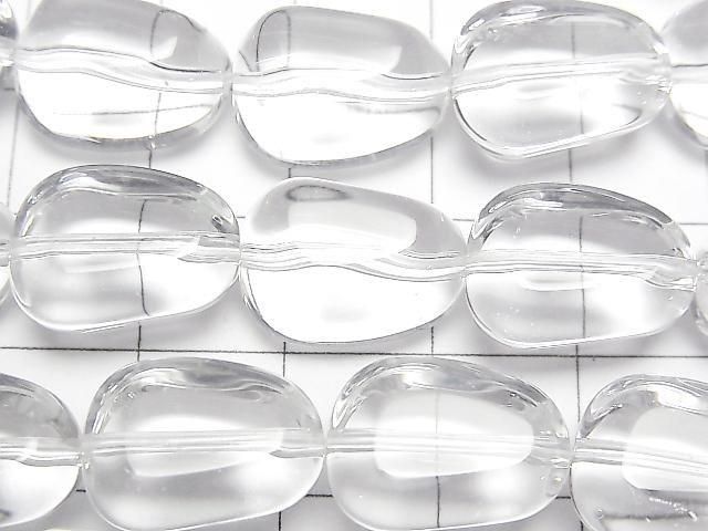 Crystal (Fused Quartz) AAA Nugget 1strand beads (approx. 14 inches/35 cm)